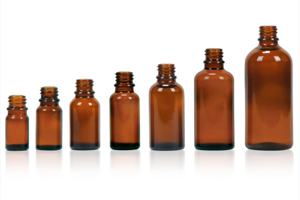 Amber Dropper Glass Bottles