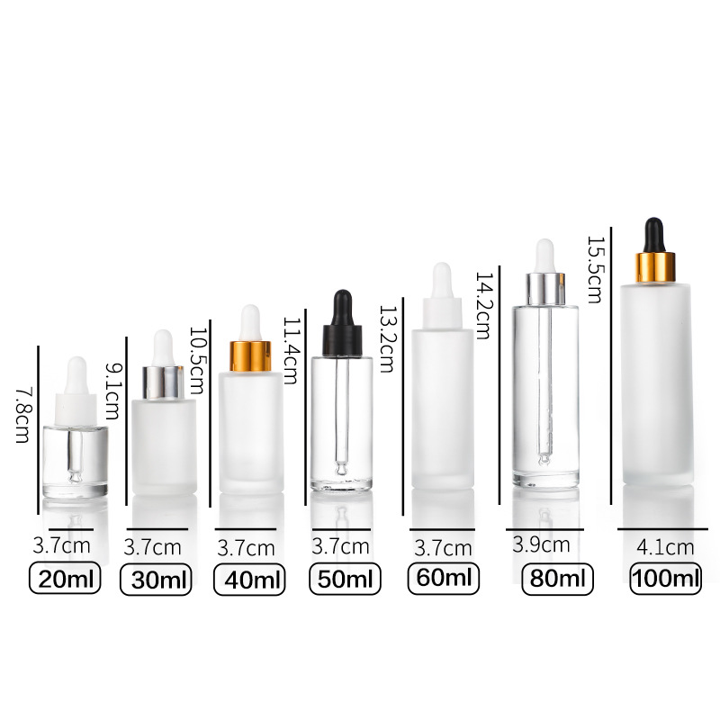 Flat Shoulder  Essential Oil Bottles/Aromatherapy serum dropper bottles